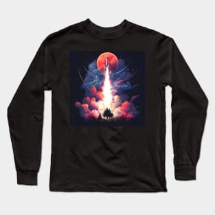 Launching Rocket Long Sleeve T-Shirt